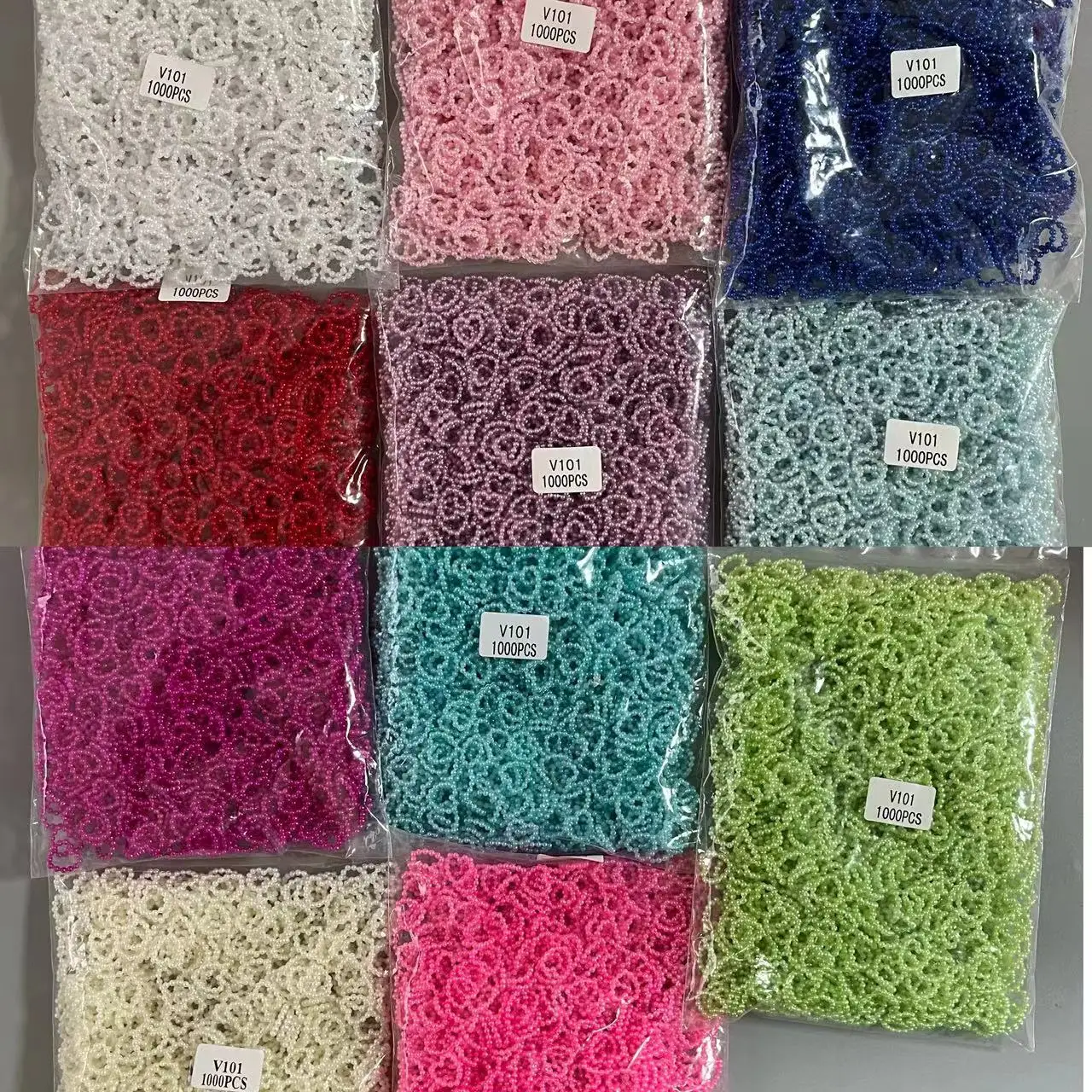 1000 шт. белые розовые зеленые фиолетовые жемчужины полые сердца из смолы