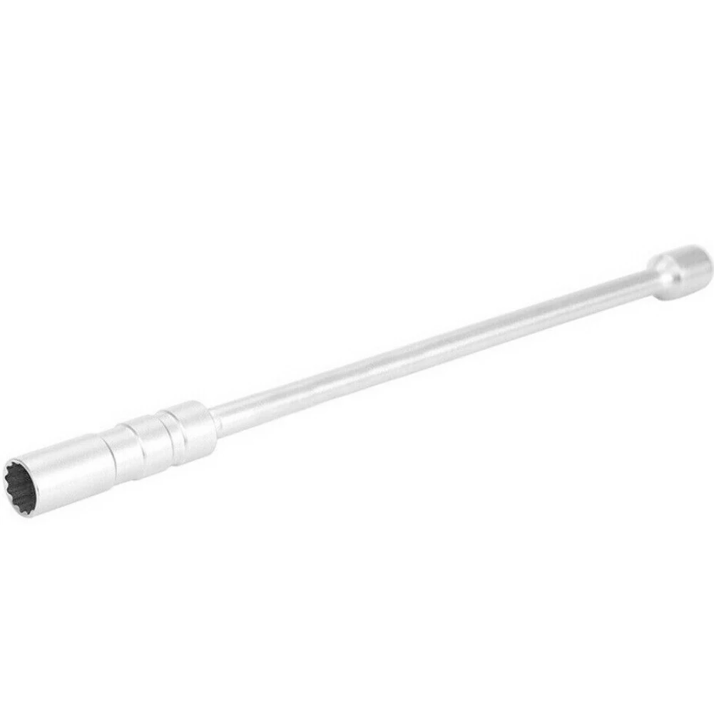 

14mm 3/8\\\" Spark Plug Sleeve Magnetic 12 Angle Thin Wall Universal Joint Spark Plug Socket Removal Tool Car Spark Plug