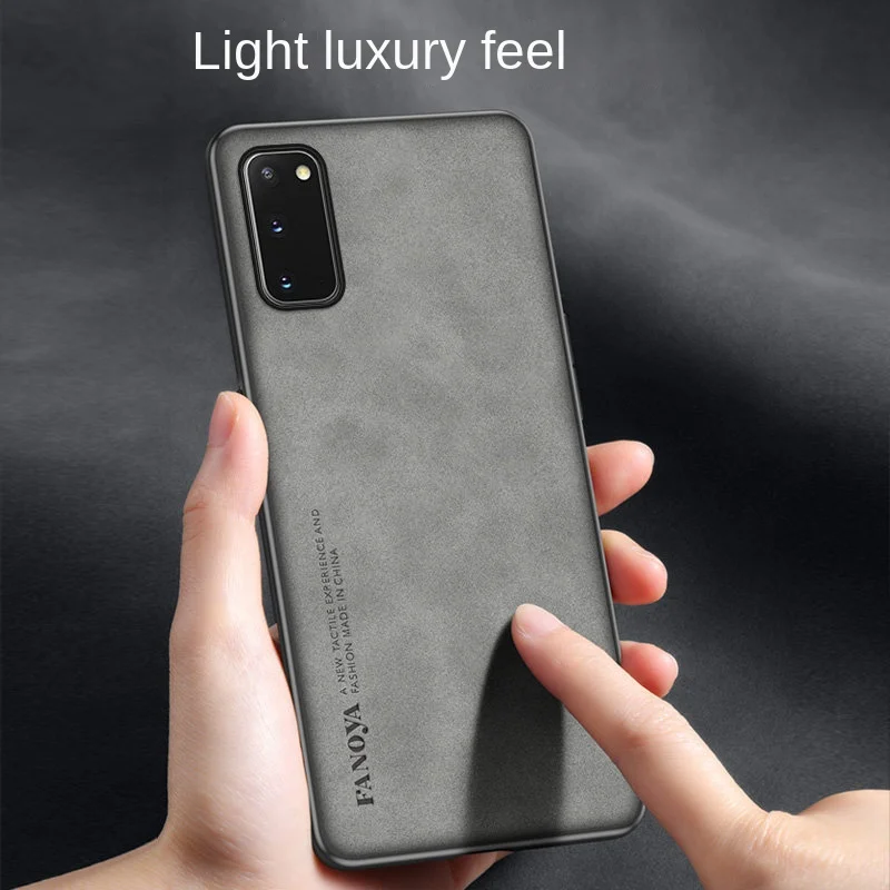 Фото Для Samsung Galaxy S20 G980F Чехол из искусственной кожи с жесткой задней крышкой из ПК Противоударный матовый чехол для телефона Samsung S20 G980F G981F №4