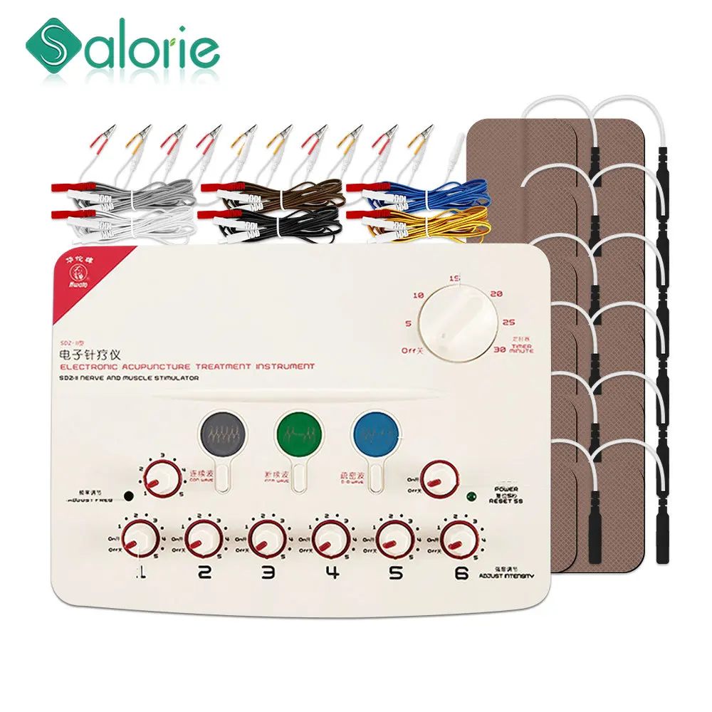 

Electroacupuncture Machine Body Tens Acupuncture Electric Therapy Massager EMS Muscle Stimulator Physiotherapy Massage Apparatus