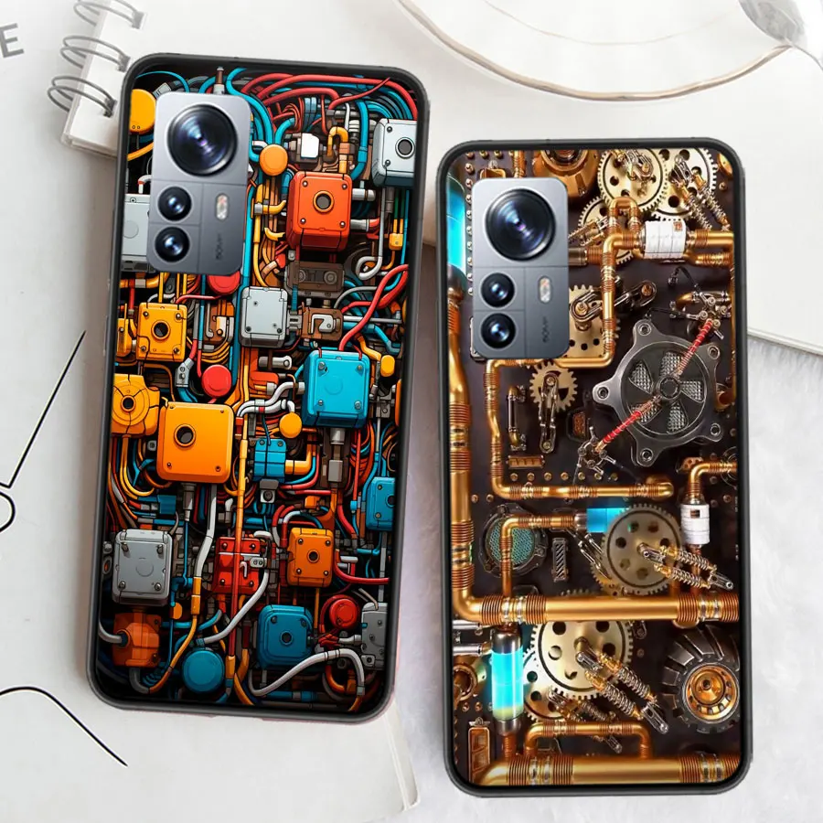 Чехол для телефона с технологией печатной платы AI Xiaomi Mi 14 13 12 11T 10T 12T Pro 12X 11i 11 Ultra 10