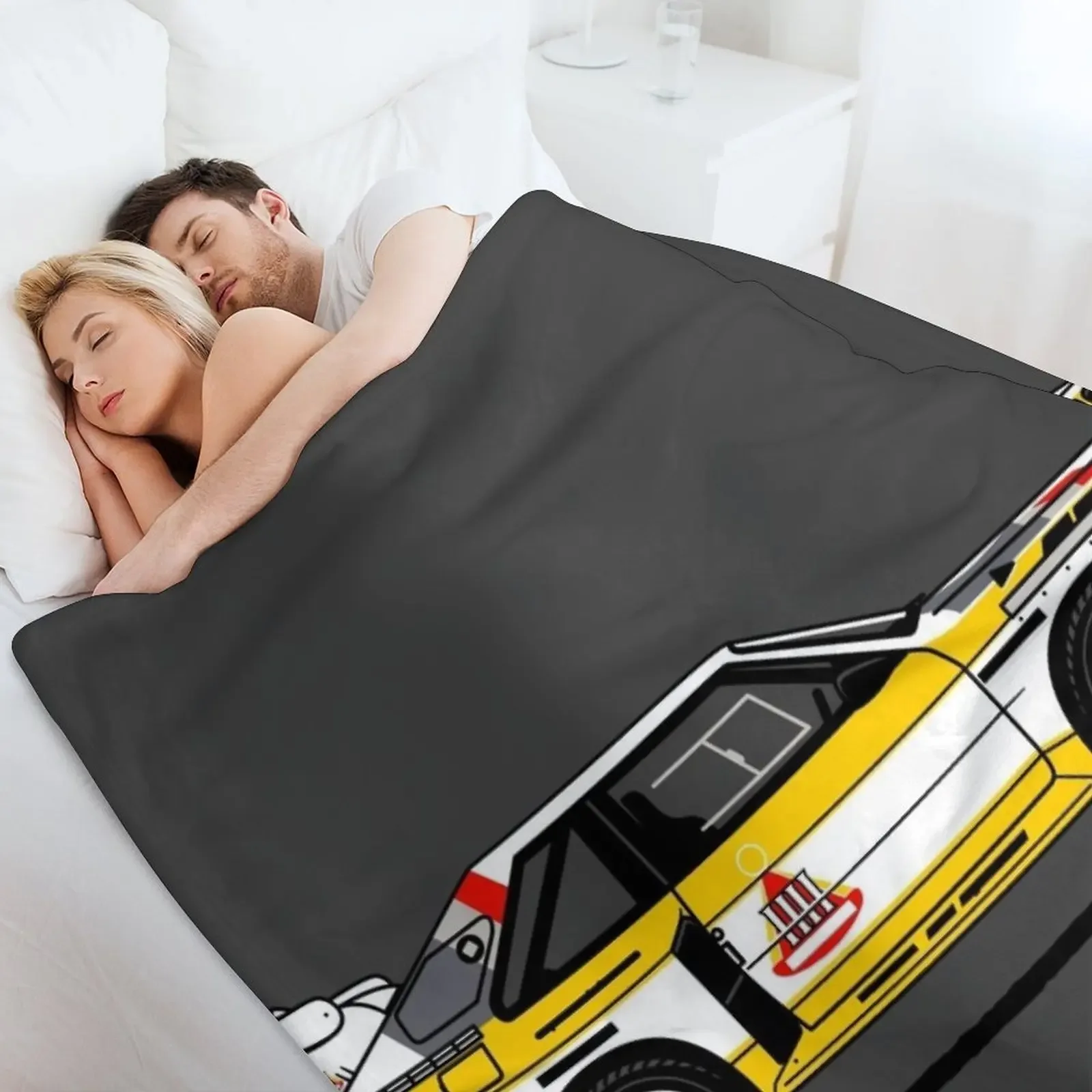 S1 Group B Классическое одеяло для раллийного автомобиля дивана Дизайнеры аниме
