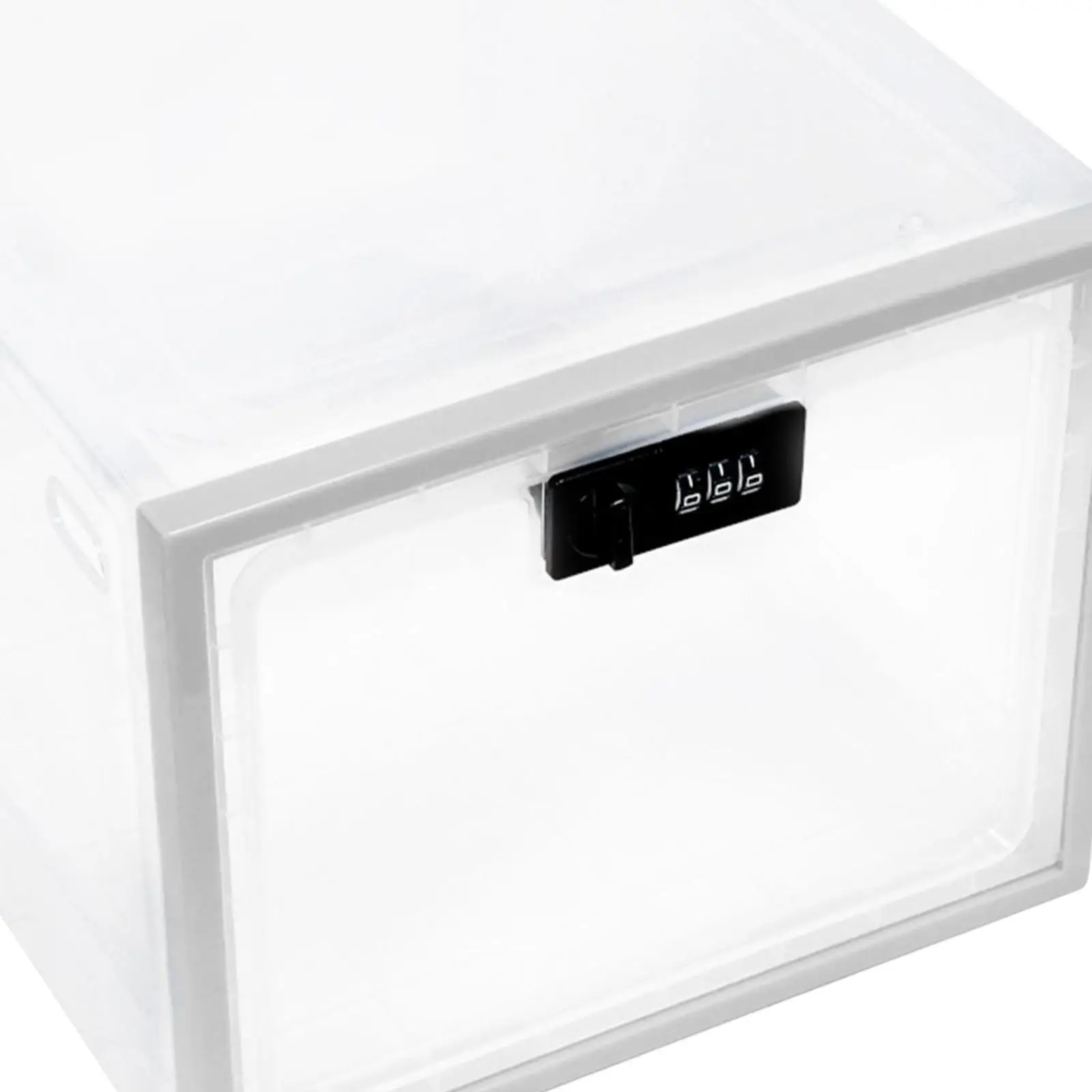 1x запираемая коробка запираемый ящик для хранения штабелируемый пластиковый