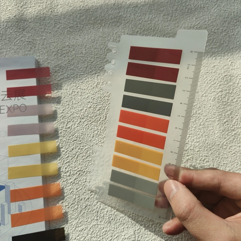 

200 листов, прозрачные красочные индексные блокноты для заметок, офисные школьные канцелярские принадлежности, самоклеящиеся наклейки, липкие блокноты