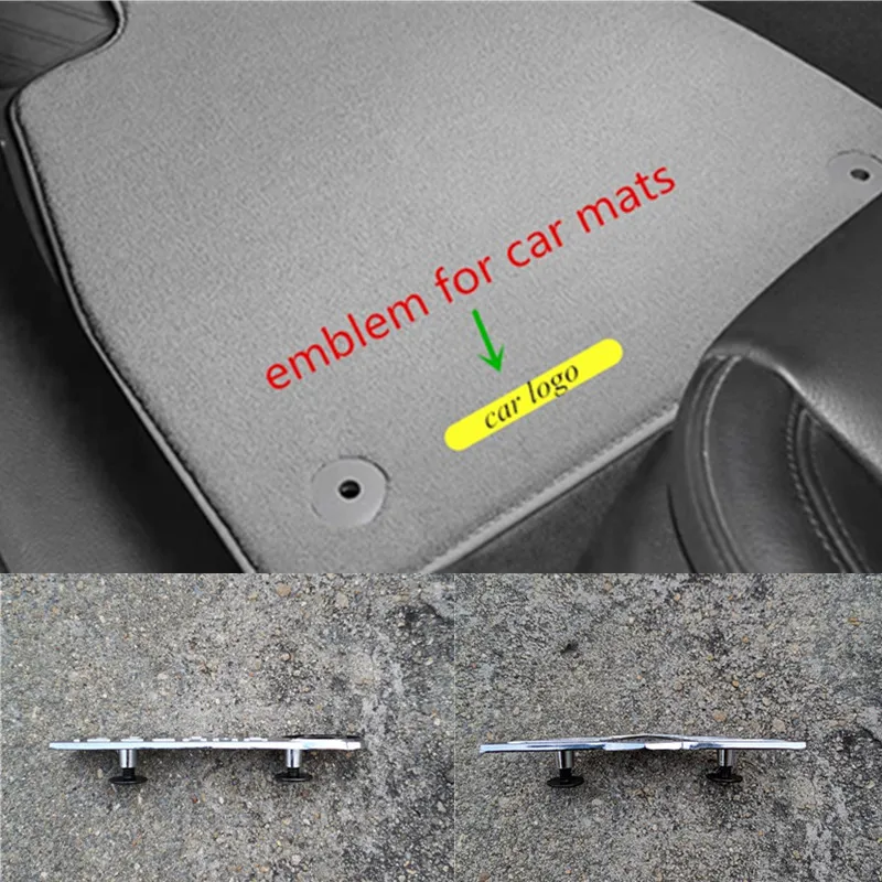Автомобильные напольные коврики металлическая наклейка с эмблемой для Hyundai GENESIS N