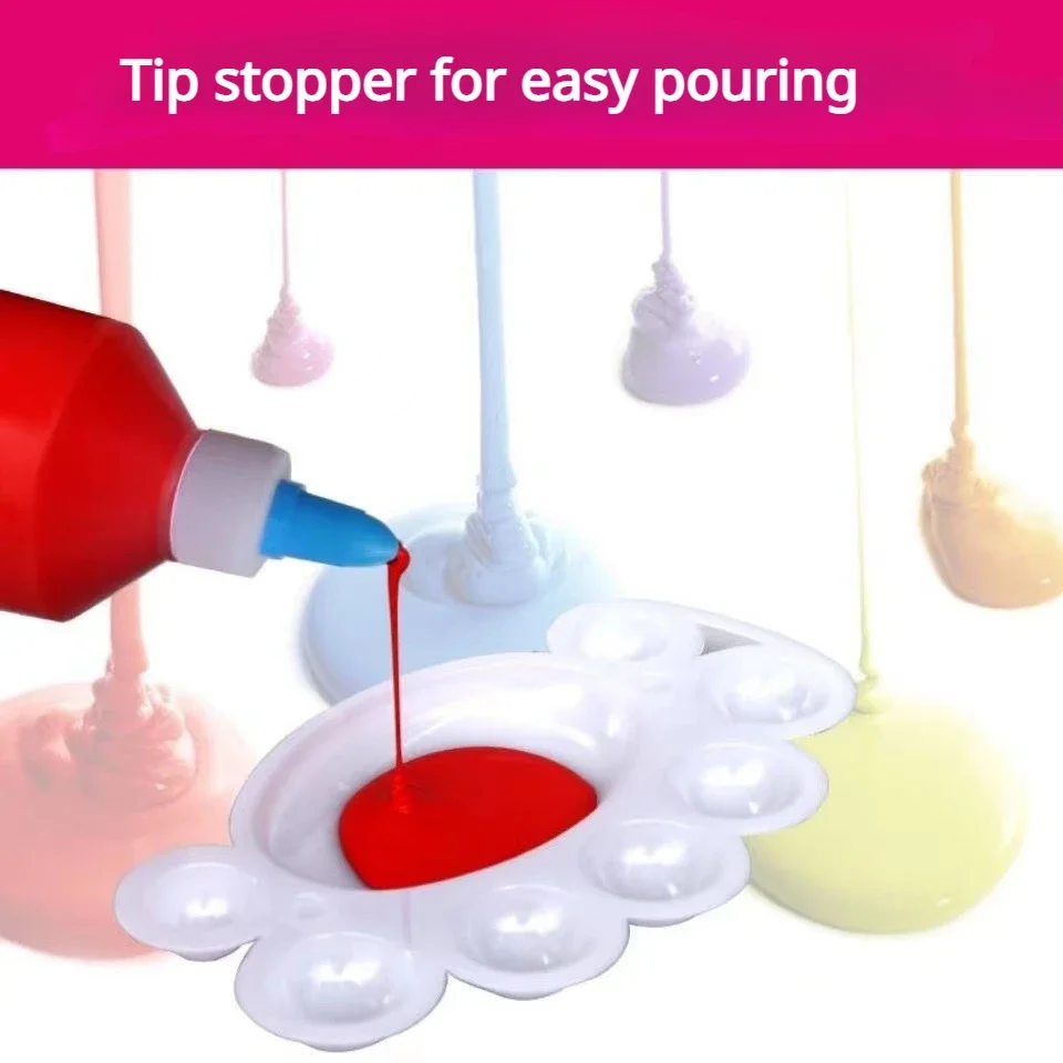 Акриловые краски 500 мл для росписи гипсовых кукол