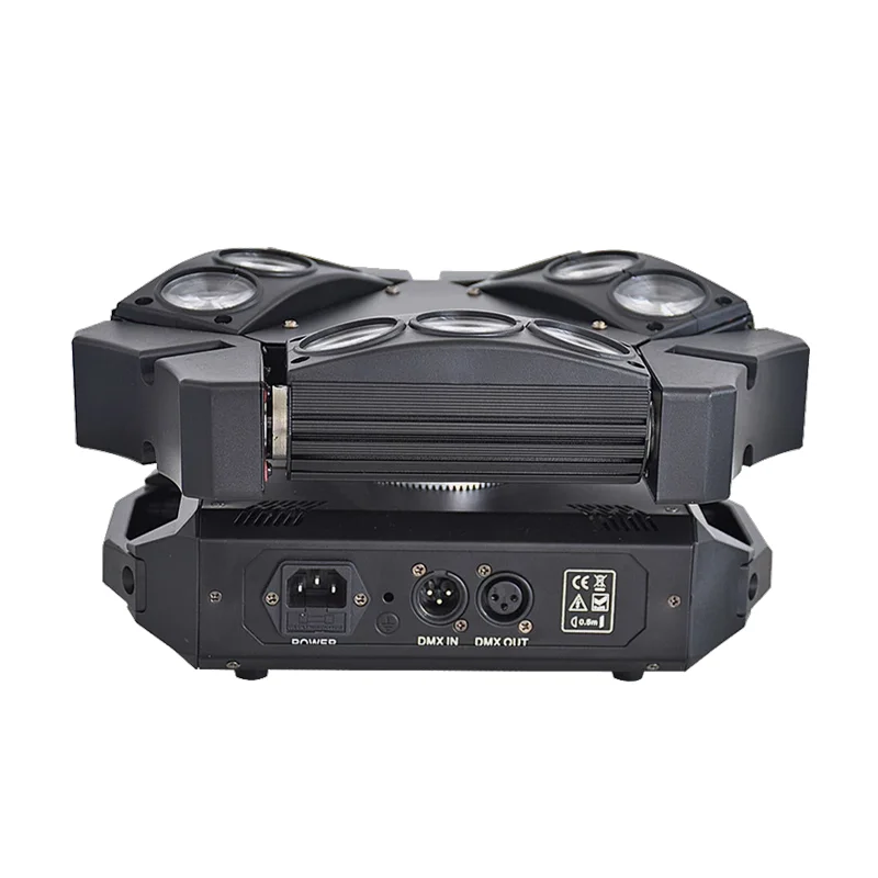 Светодиодный RGBW 4 в 1 9 глаз 3 Вт мини-паук свет девять голов птица движущаяся