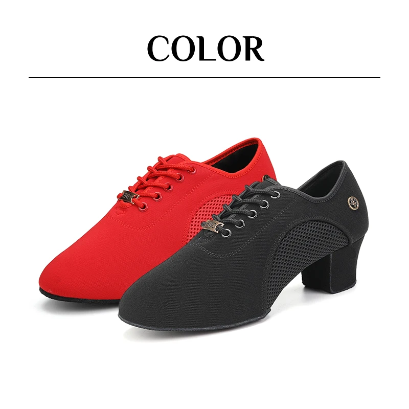 SWDZM Women Tango Dance Shoes Soft Bottom Modern Salsa Latin Dancing Shoes For Girls Ladies Dance Sneakers 3cm-5cm Heels