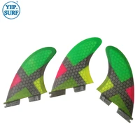 sup accessories double tabs 2 fins l surfboard fin g7 honeycomb surf fins tri fin set for surfing