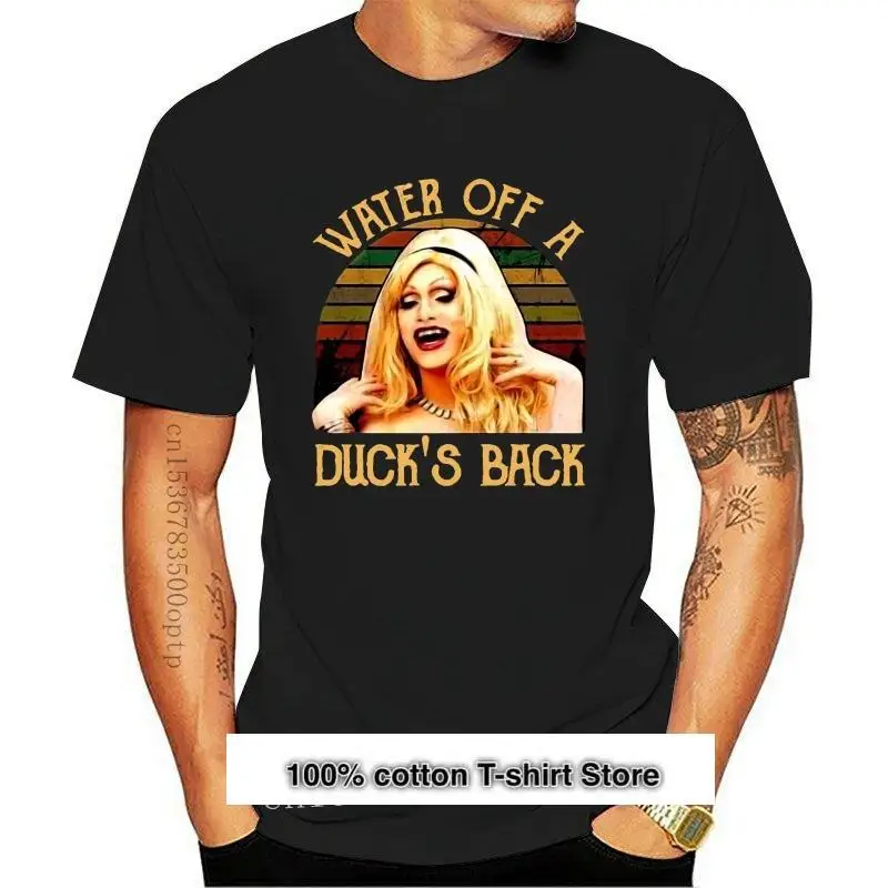 

Camiseta de Jinkx Monsoon Water Off A Duck para hombre, camisa negra Retro Vintage, S-6XL