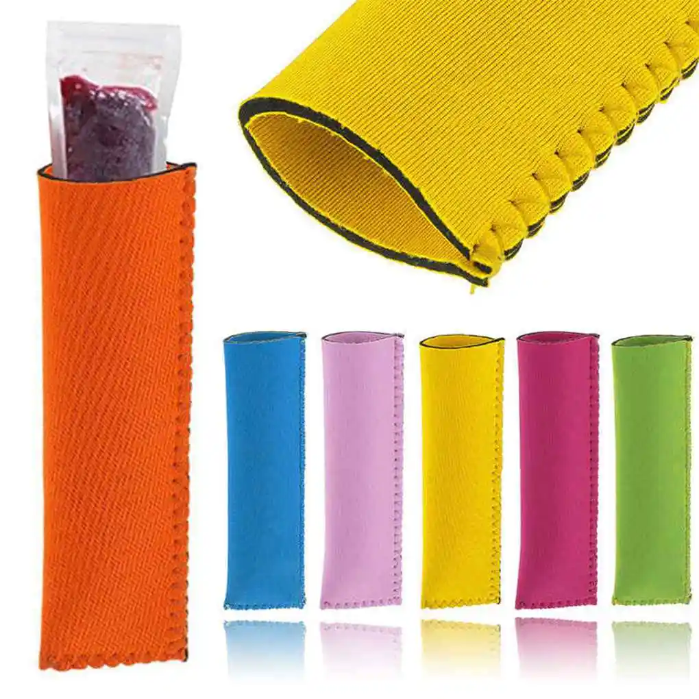

Neoprene Popsicle Holder Icy Pole Ice Lolly Freezer Pop Sleeve Kids Protector