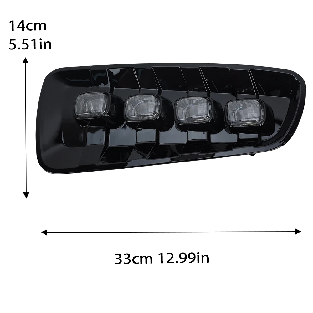 For Ford Raptor SVT F150 2009 2010 2011 2012 2013 2014 DRL LED Daytime Running Lights with Turn Signal Yellow Fog Lamp 1 Set