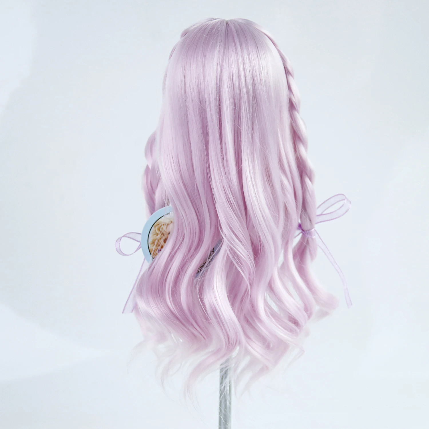 Парики для кукол 1/4 7-8 дюймов длинные вьющиеся волосы молочный шелк аксессуары BJD/