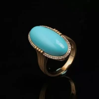 vintage classic big blue s rings for women fashion finger ring wedding engagement jewelry anniversary gift
