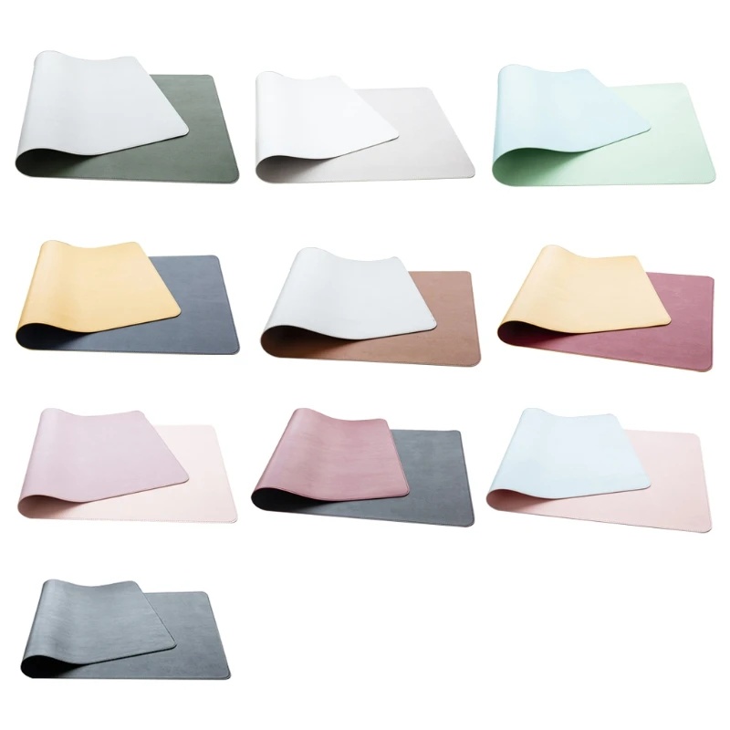 Тонкий большой коврик для мыши, протектор для стола ноутбука, водонепроницаемый Настольный коврик для письма Muismat для офиса, работы и дома