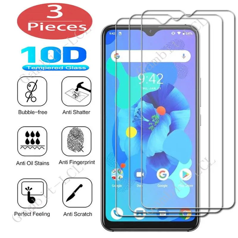 

3Pcs Protection Glass For UMIDIGI A11 Pro Max Bison 2021 GT Power 5 3 A7 A7S A9 S5 F2 S5 A5 Tempered Screen Protector Cover Film