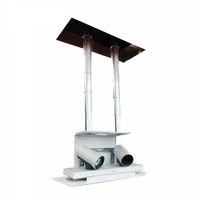 telescopic cctv camera lift with double columns motorized ceiling camera bracket drop down camera mount