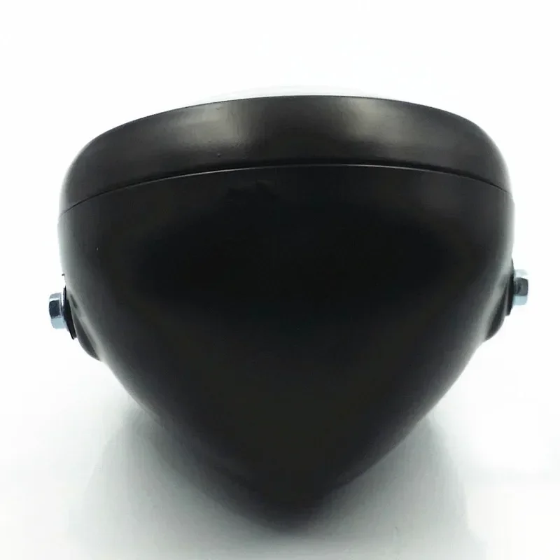 Фото Черная ретро мотоциклетная боковая фара для кафе Racer Cruiser CG GN 125, изготовленная на заказ №4