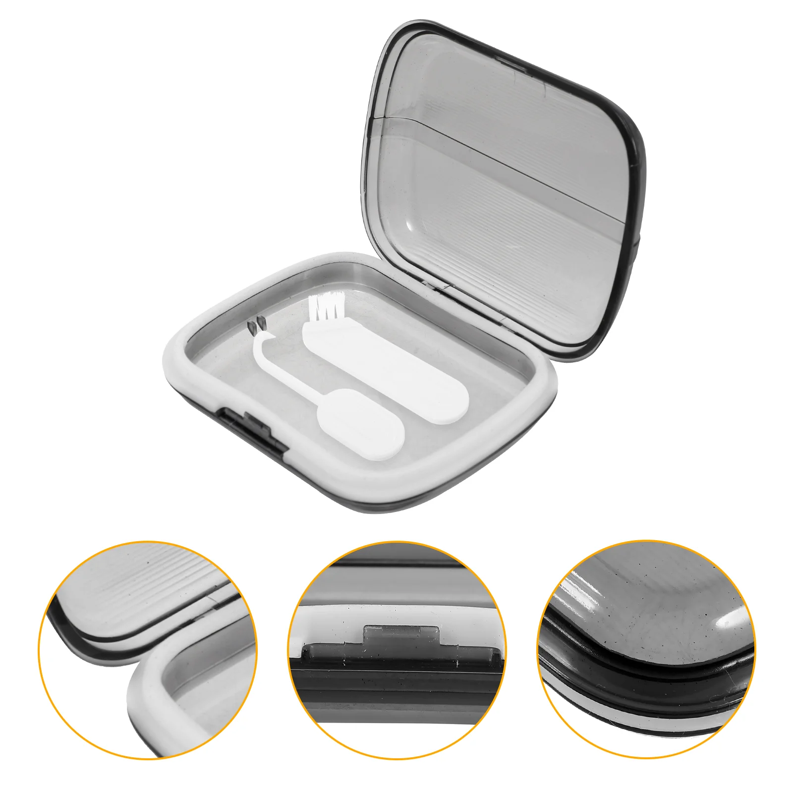 

Box False Teeth Container Denture Case Dentures Retainer Retainers Holder Portable Cup