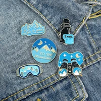 telescope brooch for outdoor travel equipment hot water bottle brooch windshield mirror mountain gift set hot pot clothes pin