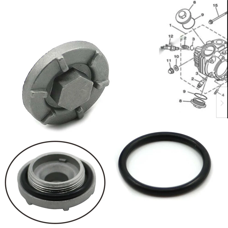 

Цельная пробка для слива масла для Yamaha Warrior Raptor Wolverine Big Bear YFM350 YFM 350