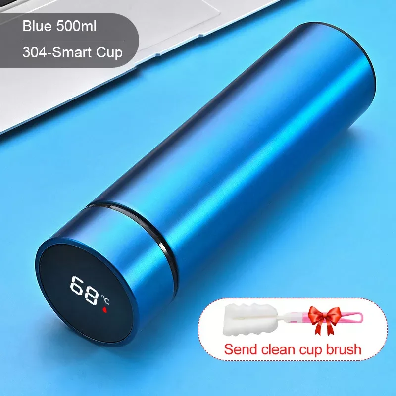 

Intelligent Stainless Steel Thermos Temperature Display Smart Water Bottle Couple Cups Thermoses Coffee Cup Christmas Gifts