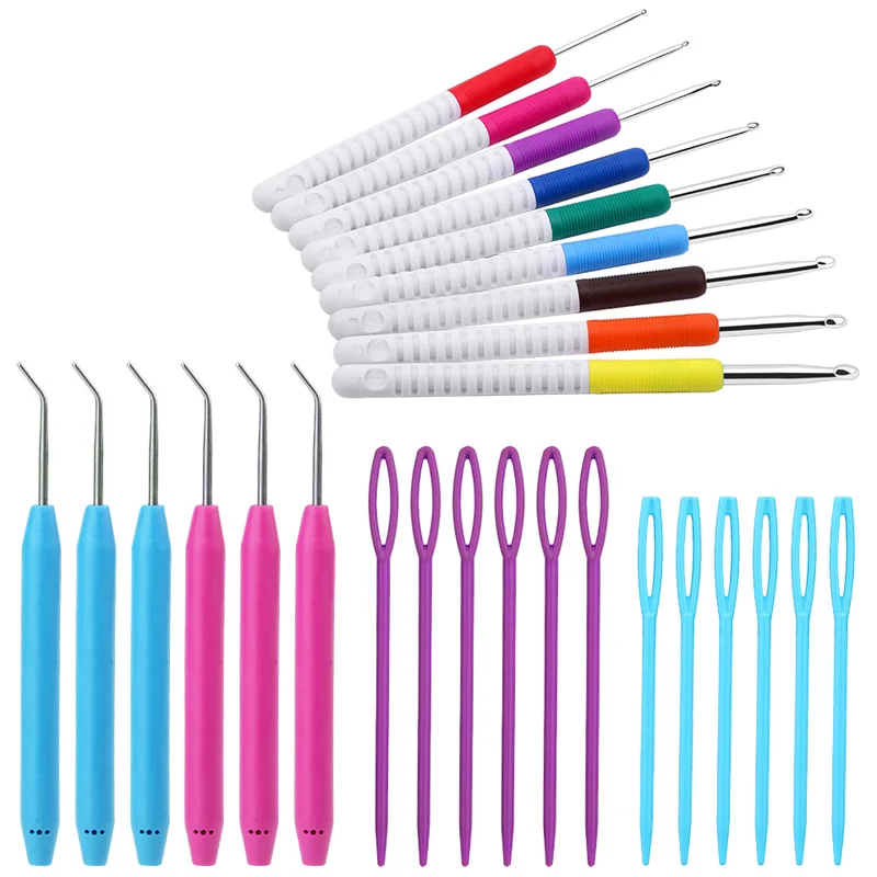 

KAOBUY Crochet Hook Knitting Needles Set DIY Knit Weave Sewing Tools Household Handmade Craft For Hooks Knitting Sweater
