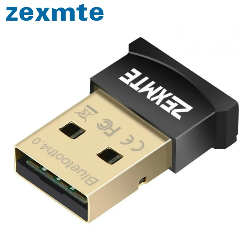 

USB Bluetooth адаптер Zexmte, адаптер Bluetooth 5,0, передатчик для ПК, ноутбука, беспроводной динамик, аудиоприемник Win 10/8/7