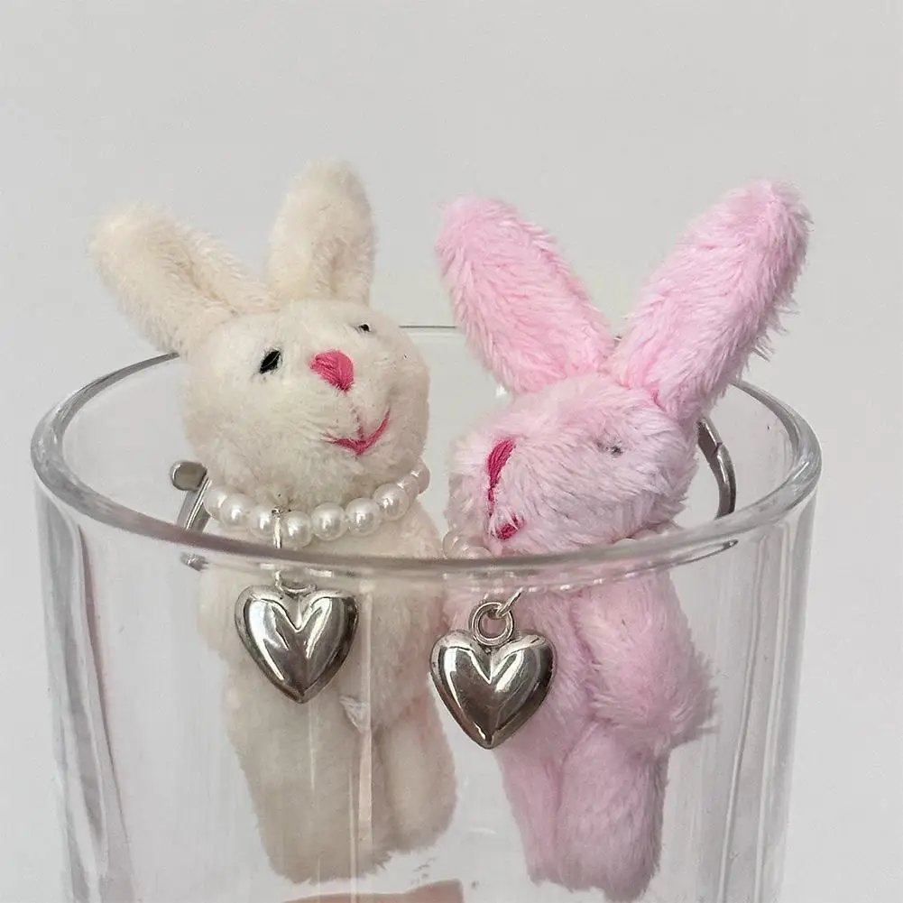 

Bunny Heart Phone Chain Punk Cute Keychain Y2k Fashion Jewelry Cute Keychain Dolls Pendant Gift For Backpack Bag Accessorie K9y3