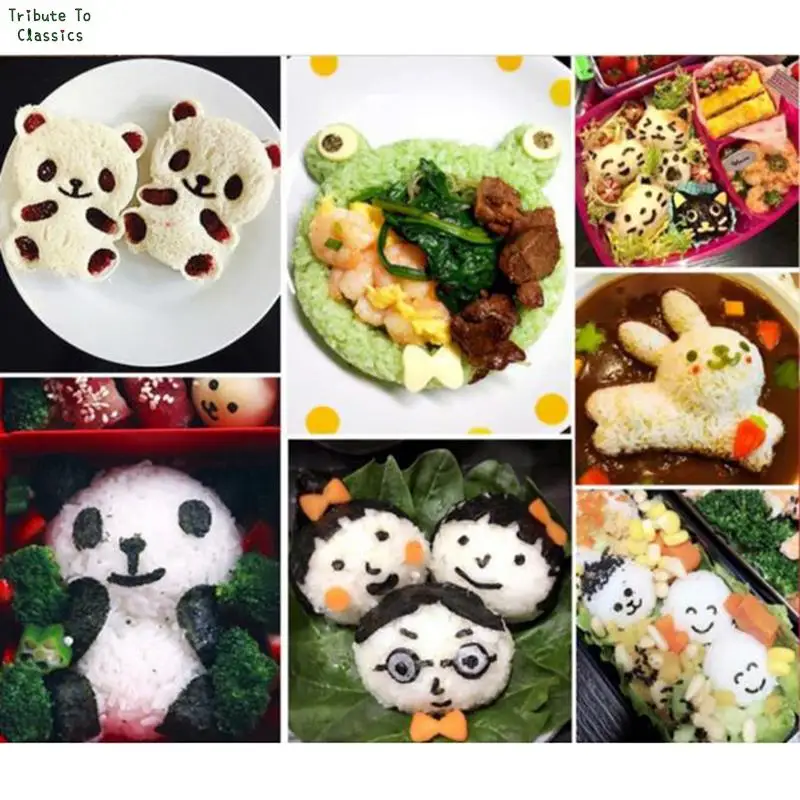 

2/3/4Pcs Cute Facial Expression Mold Set Rice Ball Cartoon Package Pattern Steamed Bread Biscuit Baking Mold