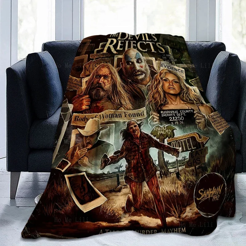 Фланелевое Одеяло с демоном дьявол и Алексом блиссом из фильма Возвращение живых