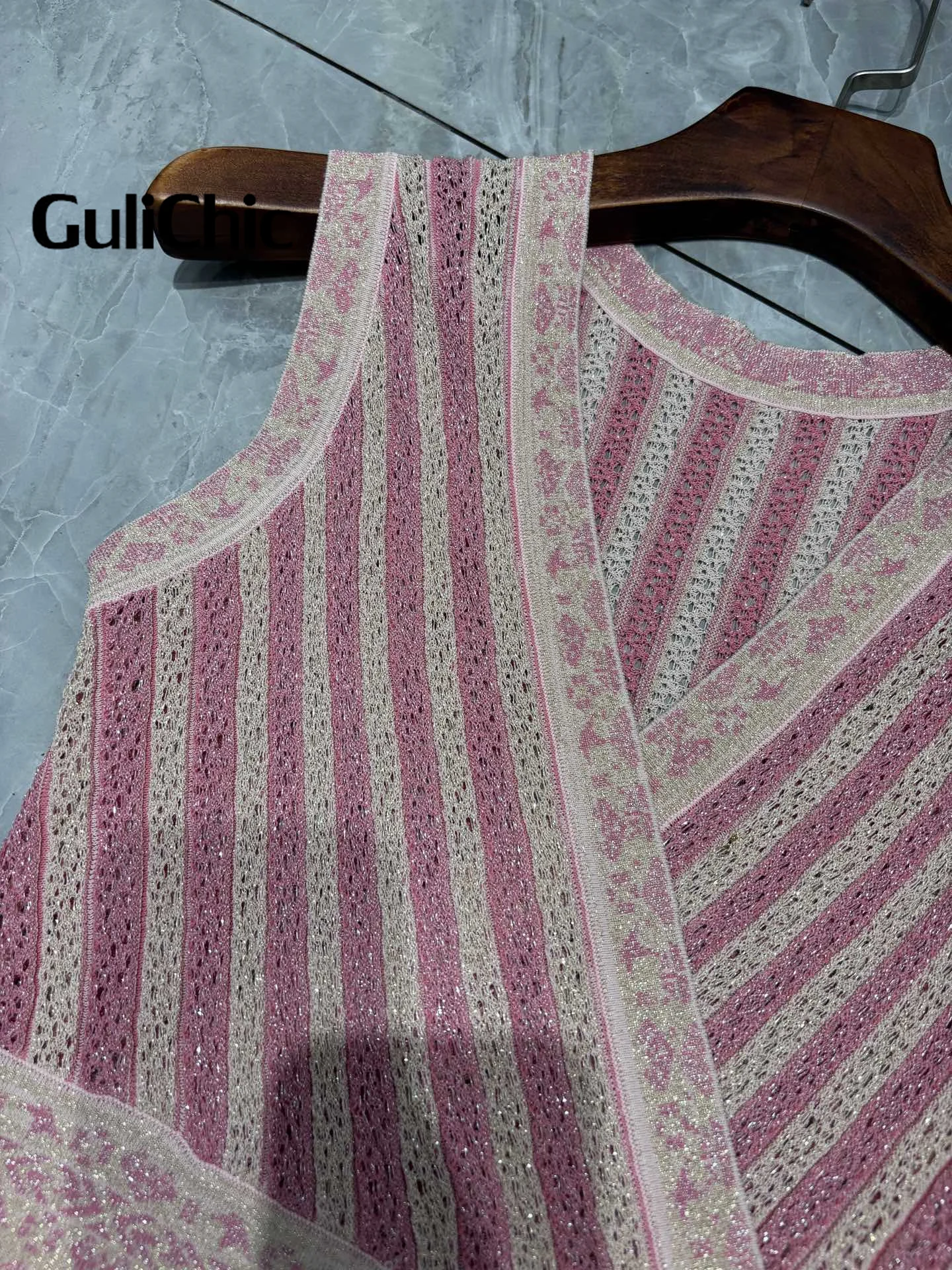 5.13 GuliChic женское высококачественное модное платье трапециевидной формы без