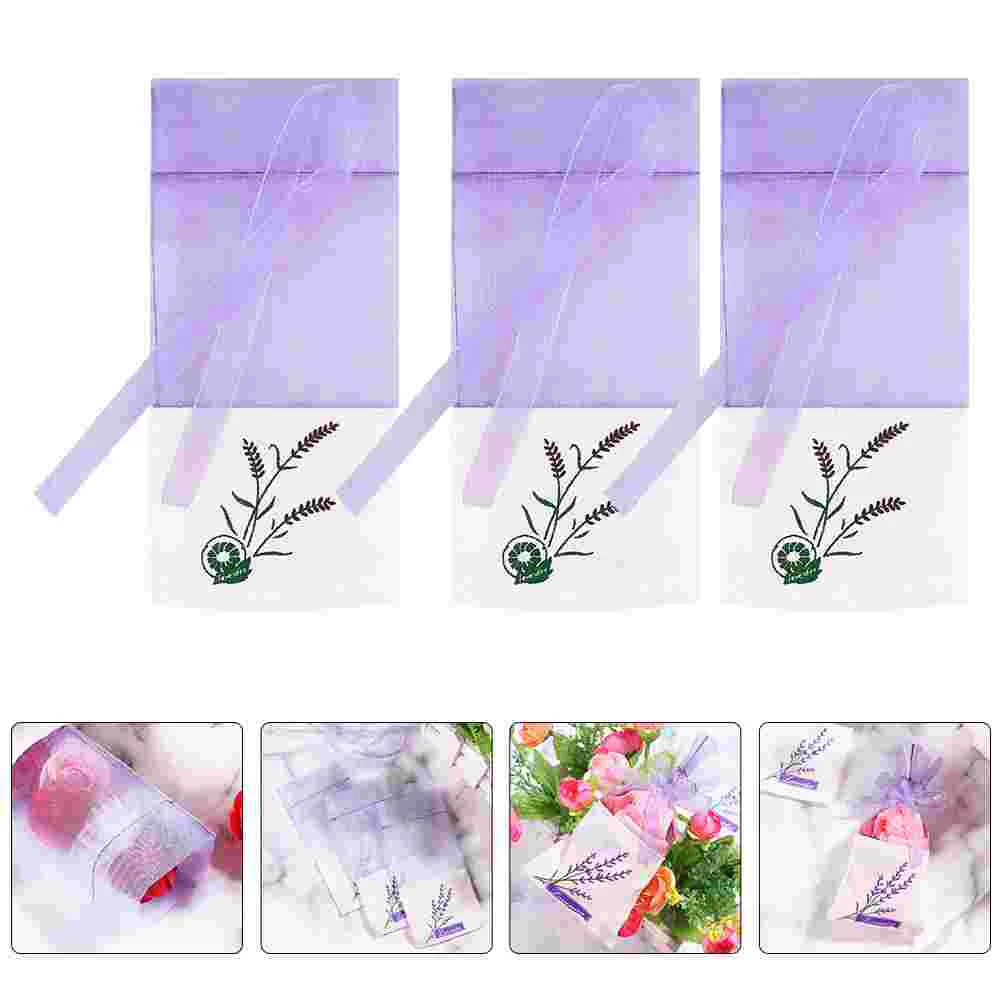 

10pcs Empty Sachet Bags Packing Sachet Bags Hanging Fragrance Sachets DIY Car Pendants