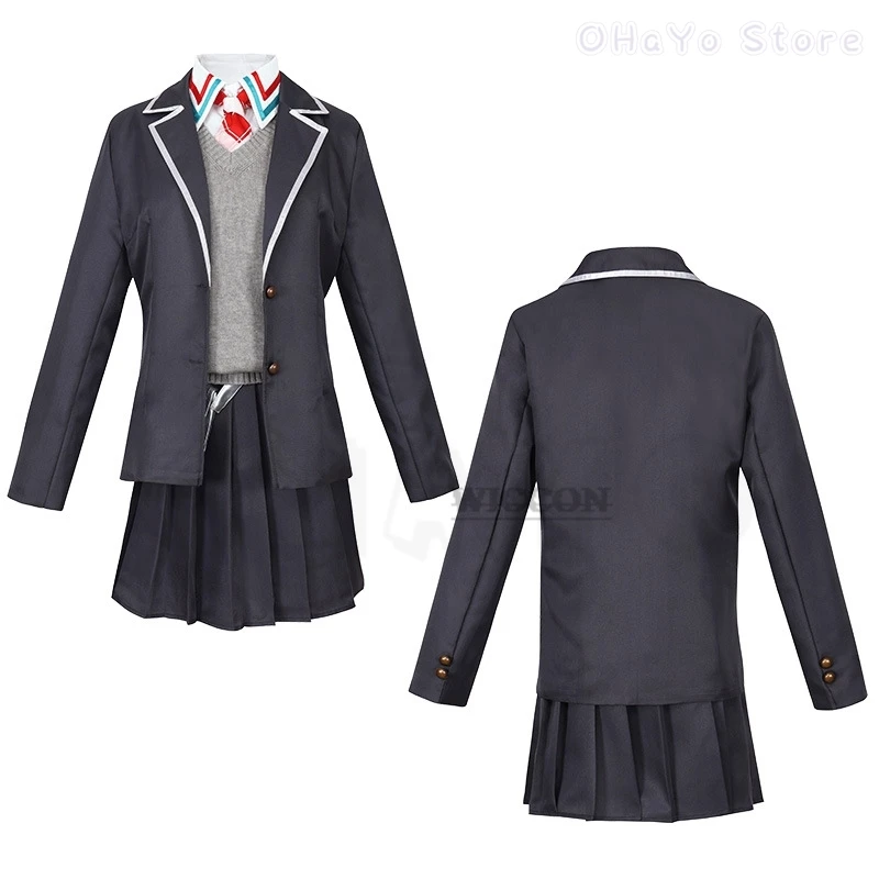 YouTuber VTuber NIJISANJI Kenmochi Toya Косплей Костюм Парик Аниме Мужчина Женщина Школьная форма