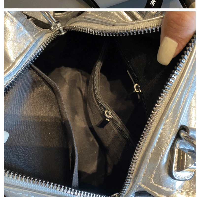 New Arrival Crossbody Bags for Women Shining Leather Bolsa Feminina Pillow Top Hanle Purses and Handbags Women Shoulder Bag