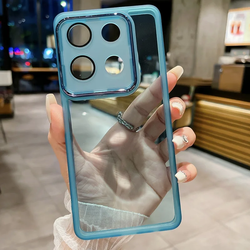 Мягкий прозрачный силиконовый чехол для Xiaomi Redmi 13C 13 9A 9C 9T 10A 10C 12C A3 A2 A1 Plus Note Pro