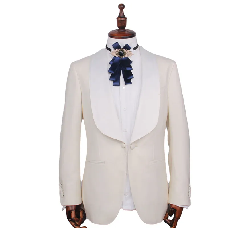Ivory Linen Suits Beach Wedding Suits For Men Tailored Linen Suit ...