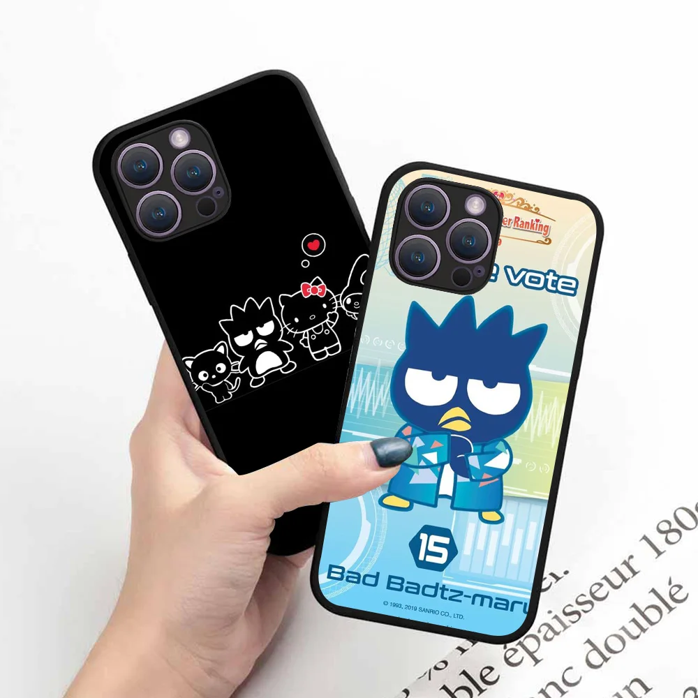 Черный чехол B-60 Badtz-Maru для Huawei Nova P30 Y6 Y9 2i Y70 Y5 8i 3i Y6P 7i Y70S Y6S Y7A Pro Lite Prime 2019