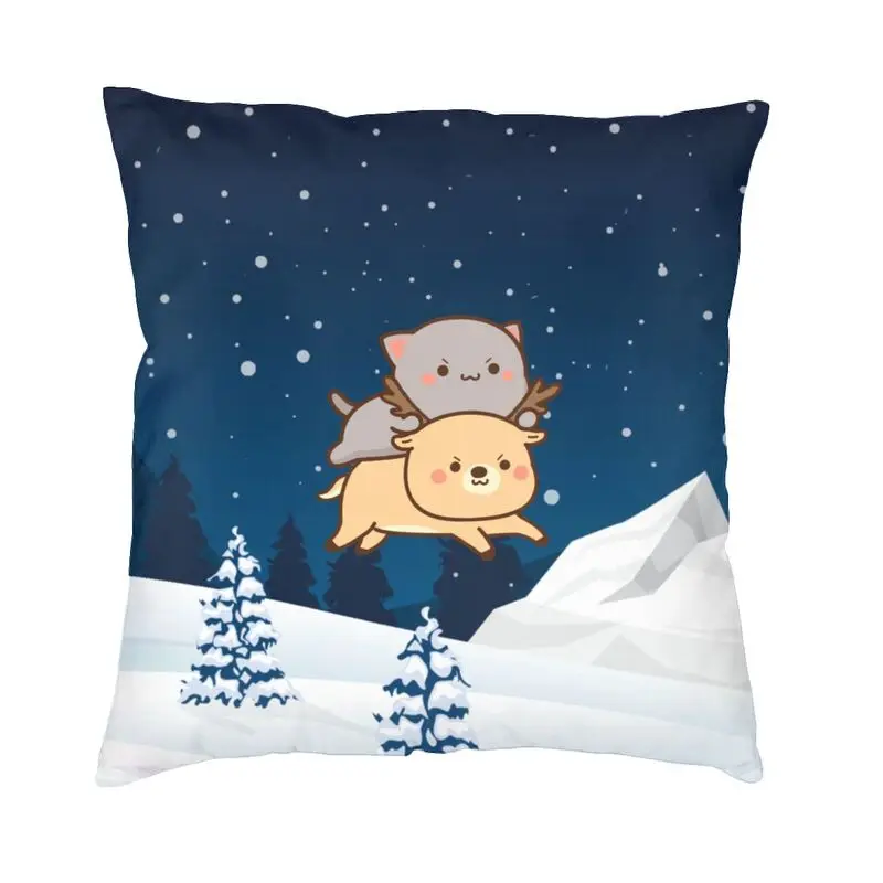 

Скандинавский чехол для подушки с изображением кота мочи персика и Гомы из полиэстера чехол для подушки украшение для спальни чехол для под...