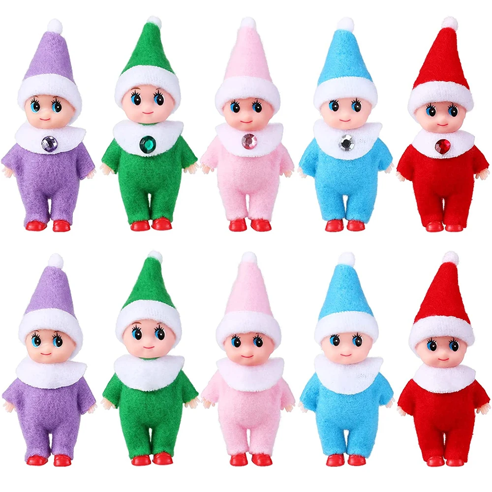 

Toddler Baby Elf Doll Gift Toy Merry Christmas Decor For Home Accessories Christmas Doll Baby Elves Elf Toy For Kid on the shelf