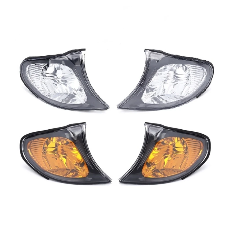 

Front Corner Lights Turn Signal Indicator for BMW 3 Series E46 320i 325i 330i 2002-2005 63137165859 63137165860