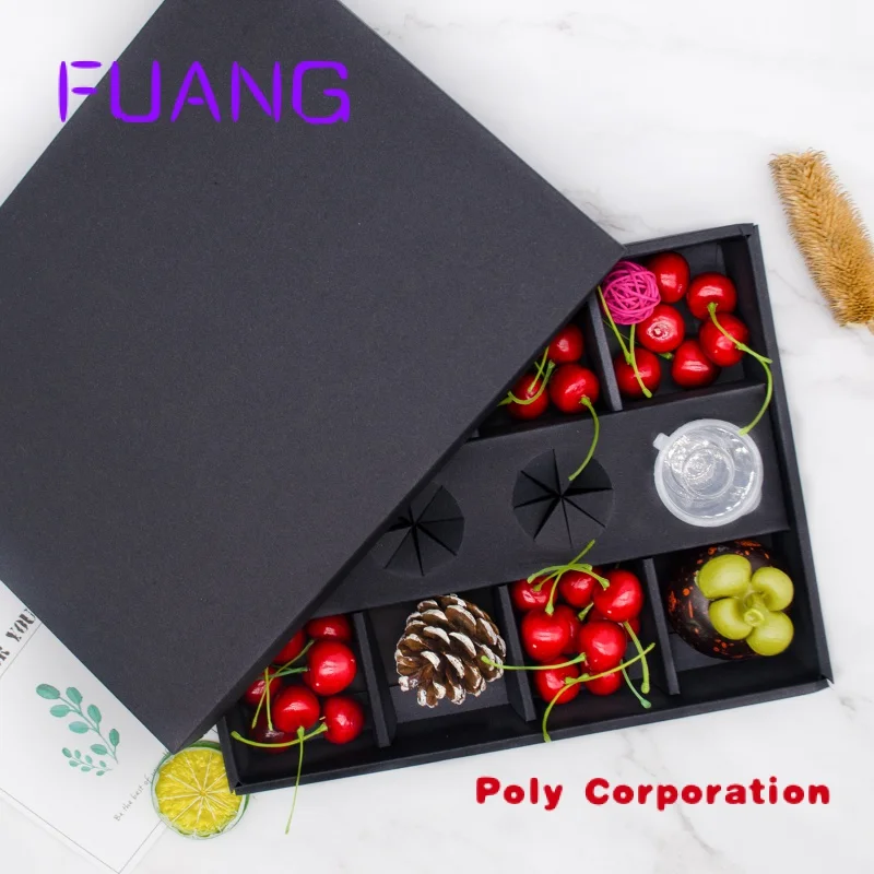Индивидуальная оптовая продажа черный цвет бокс для шоколада любимая коробка