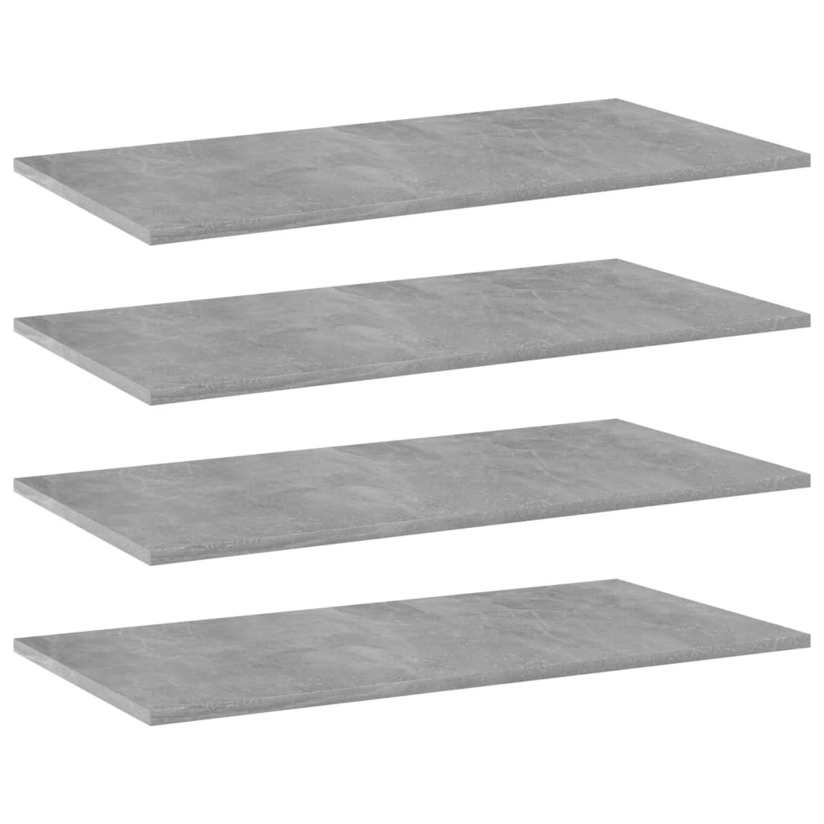 

Bookshelf Boards 4 pcs Concrete Gray 31.5"x15.7"x0.6" Chipboard