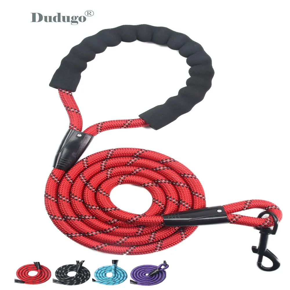 

160/200/300cm Dog Leash Strong Reflective Lead Rope Dogs Running Walk Train Safe Pet Leashes Reflective Leash