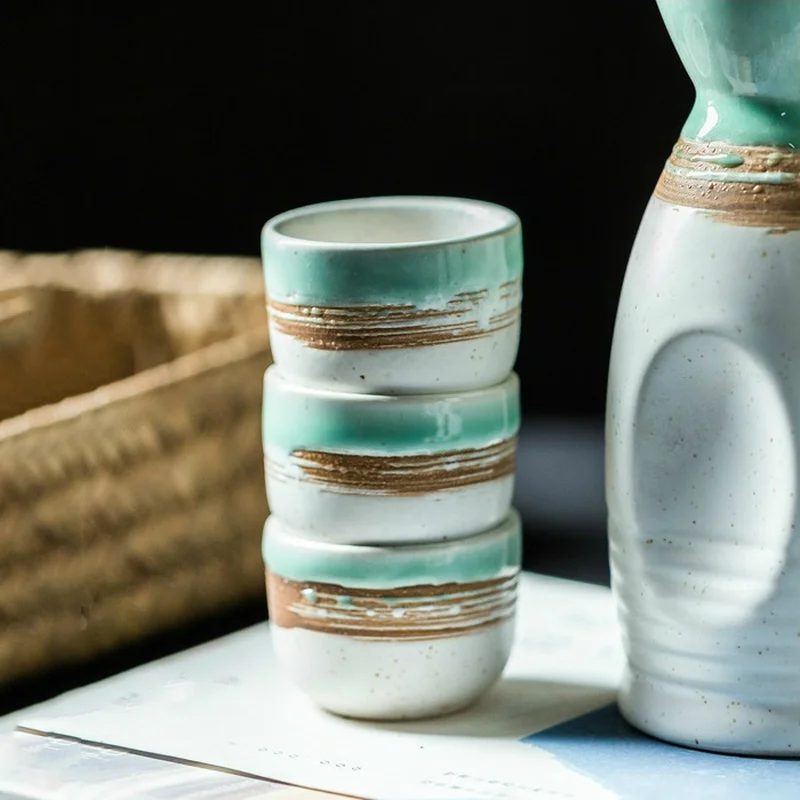 CHANSHOVA Китайский ретро-стиль Личность 40 мл Керамический фарфоровый бокал для вина