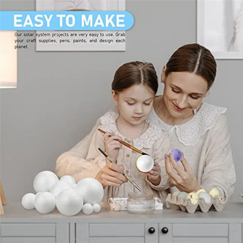 Комплект для проекта солнечной системы планетарные модели ремесла 14 шариков