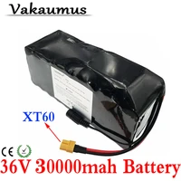 36v 30ah electric car lithium battery 18650 10s 4p with 15a bms xt60 male header 42v for 250w 350w 500w motorcycle