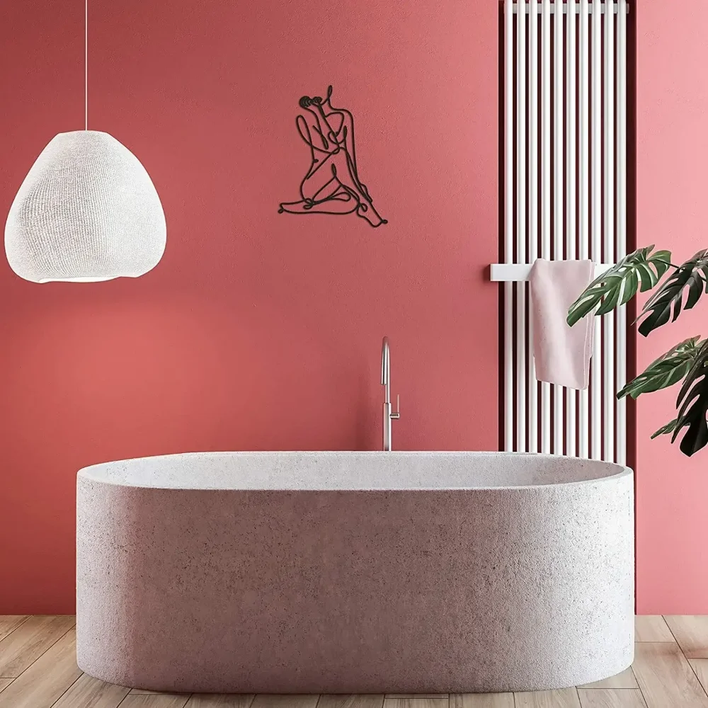 Элегантный минимализм Абстрактная Металлическая проволока Искусство