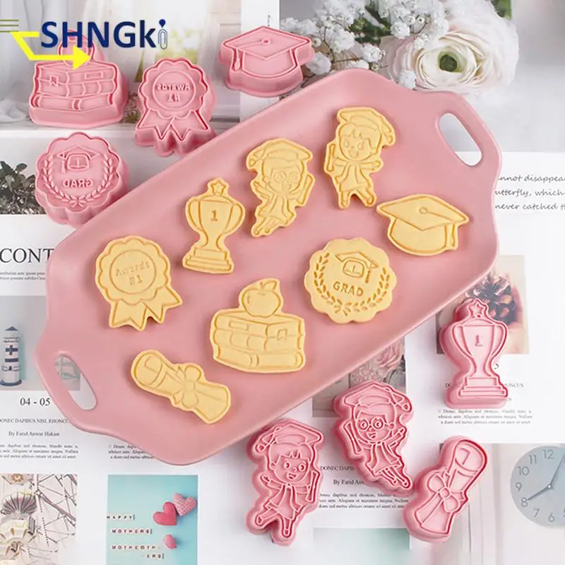 

8 шт./набор, пластиковые формочки для печенья