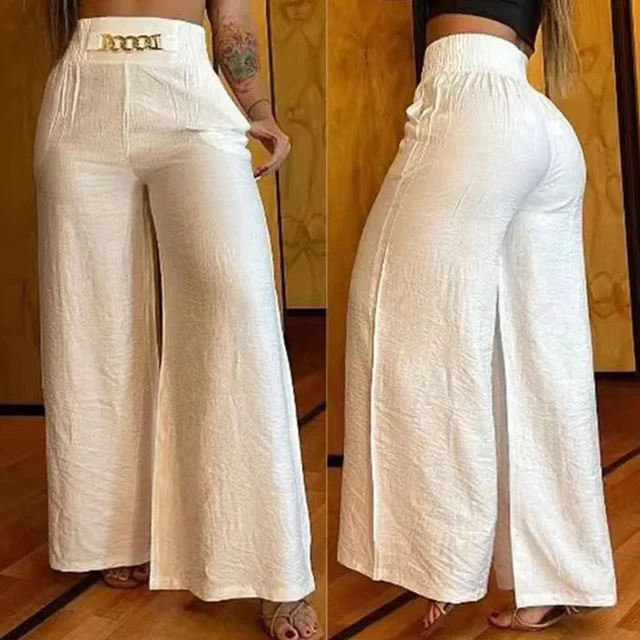 Elegant Wide Leg Straight Pants 4